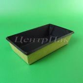 Коробка-салатник OneClick 400 мл 100х135х45 черный (600)